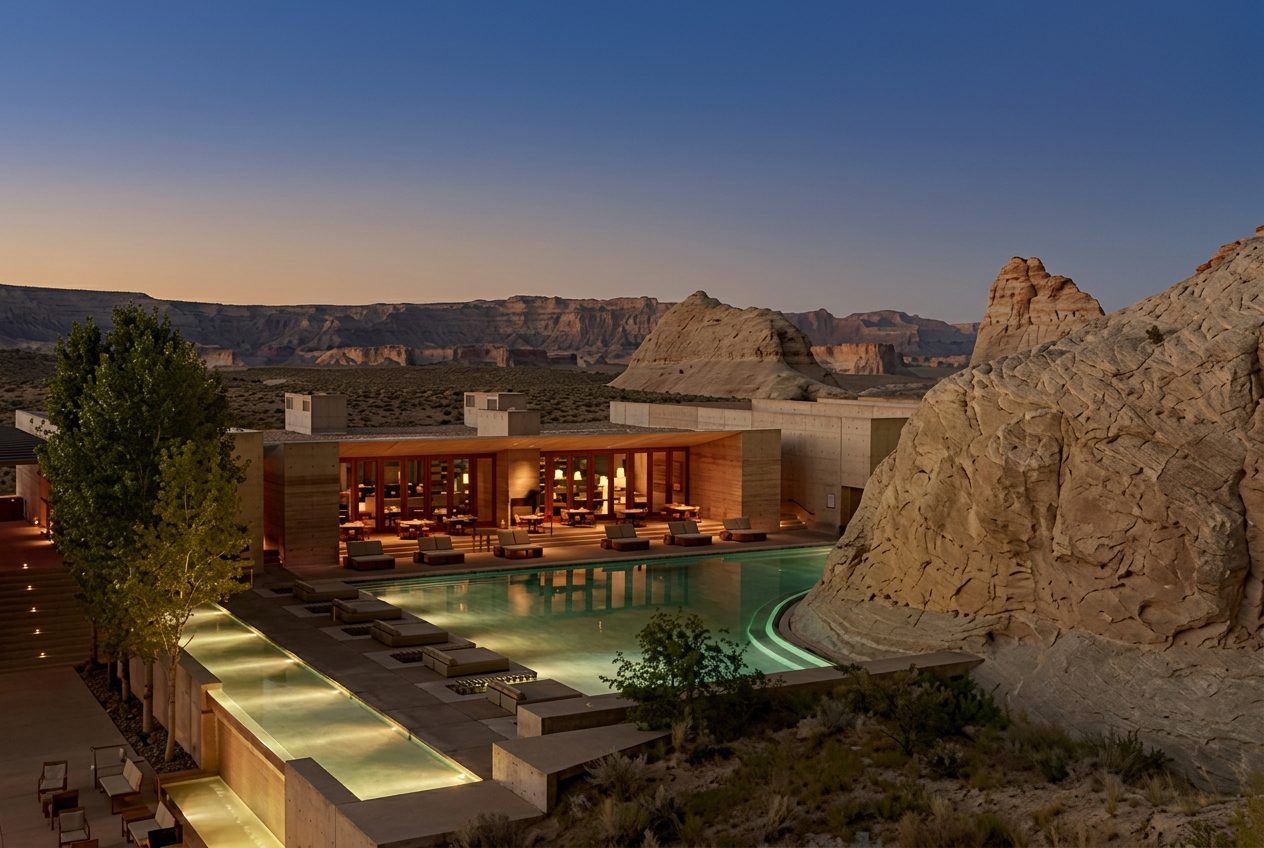 Amangiri resort, Canyon Point, Utah